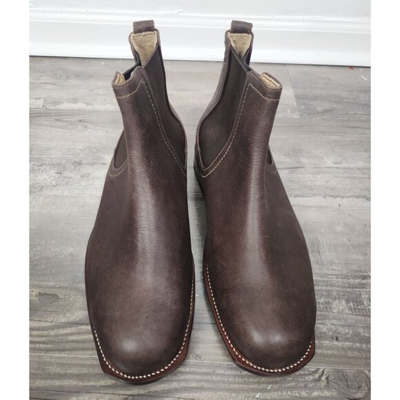 Adelante Made To Order Men\'s Sz. 9 EEE(Very Wide)  The Mendoza Boots In Mahogany main image 2